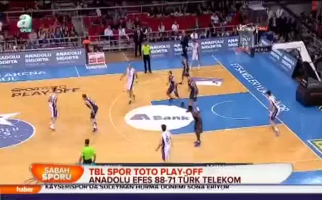 Efes ve Trabzonspor MP 1-0 önde