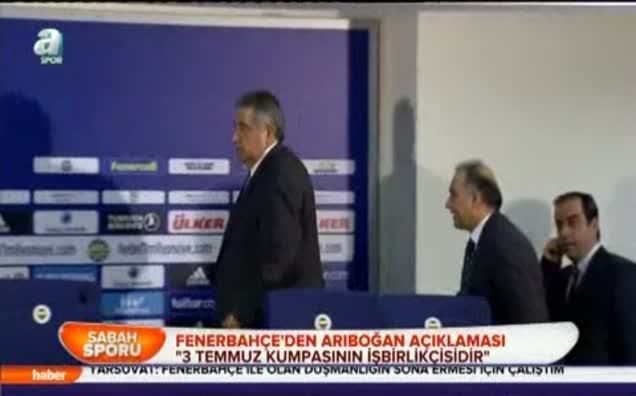 Fenerbahçe'den Arıboğan açıklaması