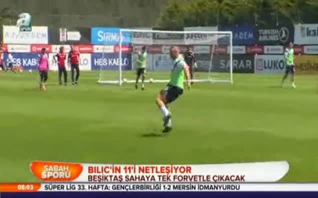 Beşiktaş'ın 11'i netleşiyor