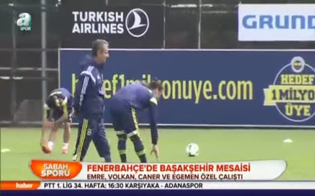 Fenerbahçe'de Başakşehir mesaisi