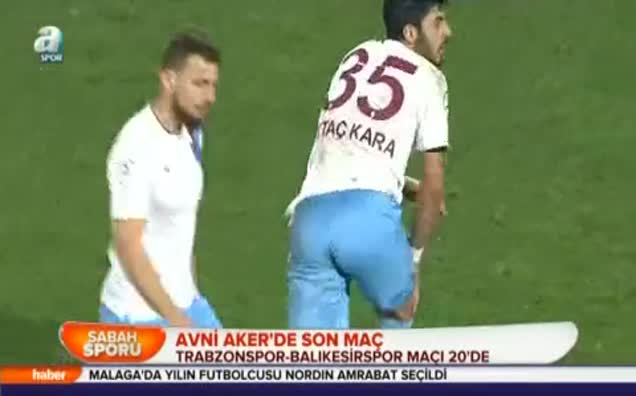 Avni Aker'de son maç