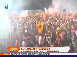 Kutlamalar TT Arena'da