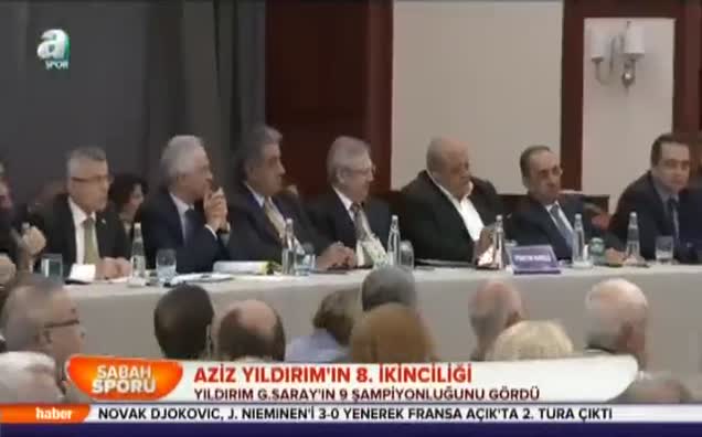 Aziz Yıldırım'ın 8. ikinciliği