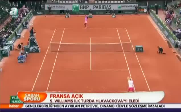 Serena Williams ilk turda rahat