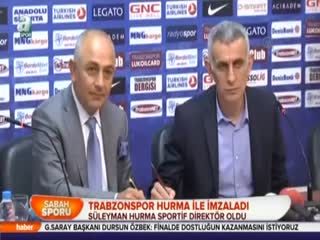 Trabzonspor Hurma ile imzaladı