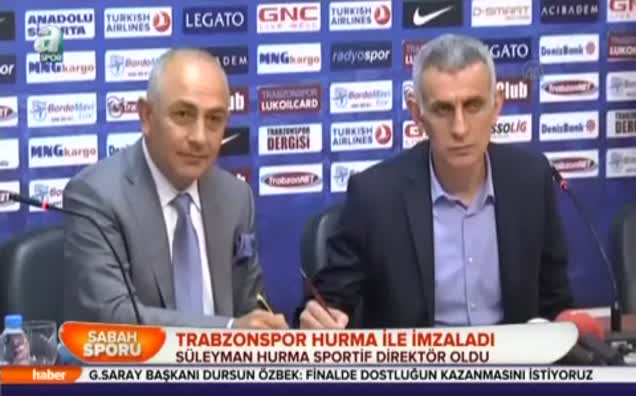 Trabzonspor Hurma ile imzaladı