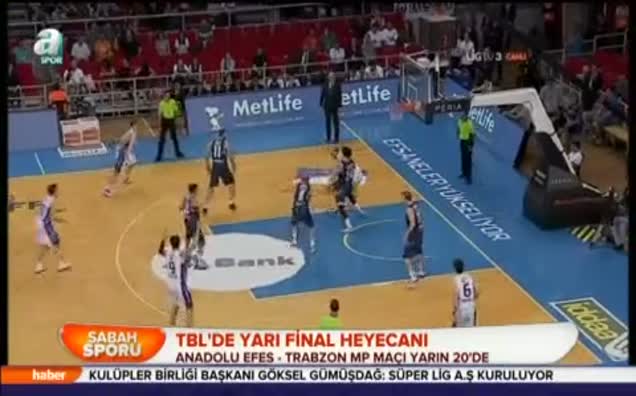 TBL'de yarı final heyecanı