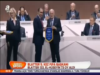 Blatter yeniden FIFA başkanı