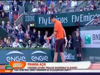 Roger Federer elendi