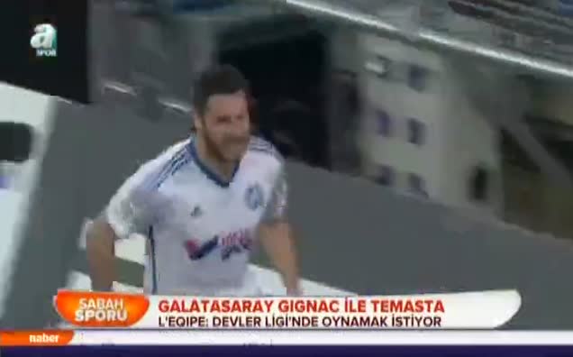 Galatasaray Gignac ile temasta