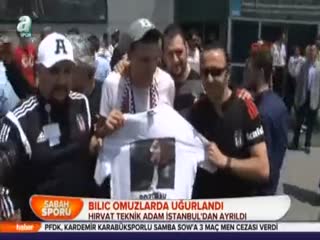 Bilic omuzlarda uğurlandı