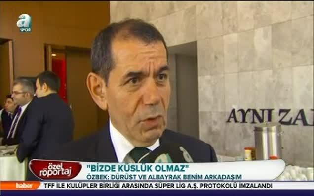 "Galatasaray'da küslük olmaz"