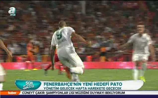 Fener'de gündem yine Pato!