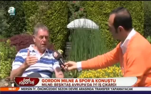Gordon Milne A Spor'a konuştu