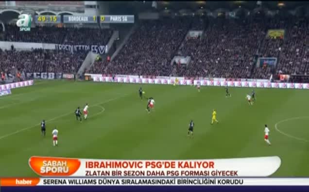 Ibrahımovic PSG'de kalıyor