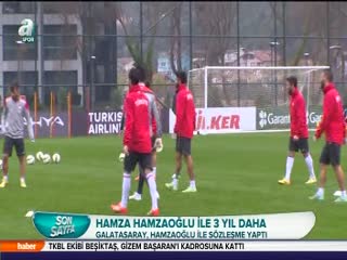 Hamzaoğlu 3 yıl daha Galatasaray'da
