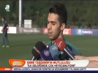 Emre Taşdemir'in mutluluğu
