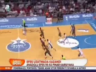 Efes uzatmada kazandı