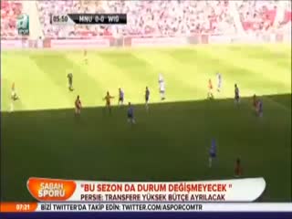 Van Persie ayrılık sinyali verdi