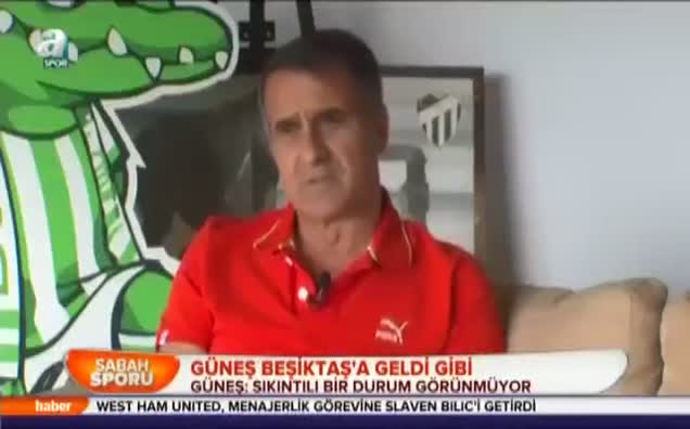 Güneş Beşiktaş'a geldi gibi