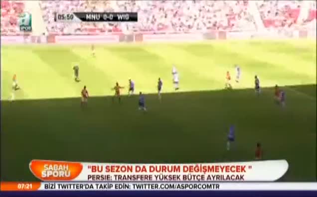 Van Persie ayrılık sinyali verdi