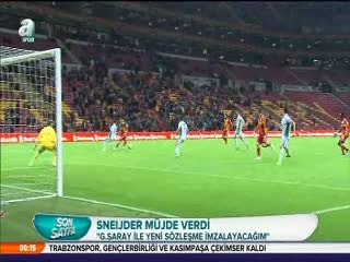 Sneijder'den taraftara müjde!