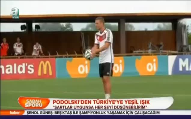 Podolski'den Türkiye'ye yeşil ışık