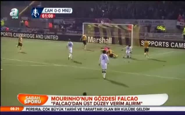 Mourinho'nun gözdesi Falcao