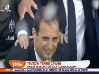 Tevez'in yerine Cavani