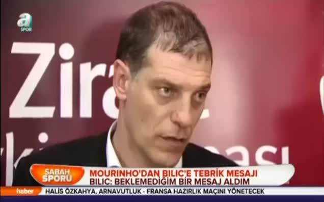 Mourinho'dan Bilic'e tebrik mesajı
