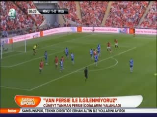 "Van Persie ile ilgilenmiyoruz"