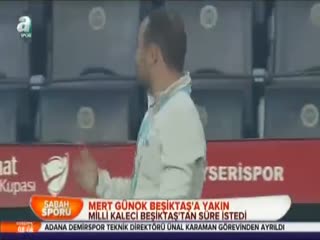 Mert Günok Beşiktaş'a yakın