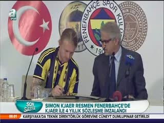 Simon Kjaer resmen Fenerbahçe'de