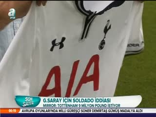 Galatasaray, Soldado'nun peşinde!
