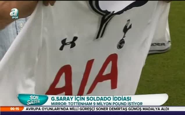 Galatasaray, Soldado'nun peşinde!