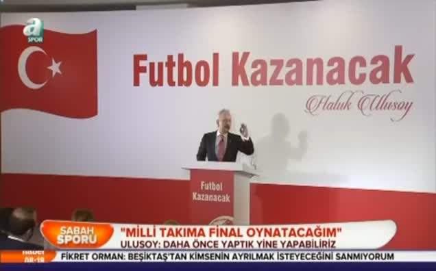 Ulusoy TFF Başkanlığına aday