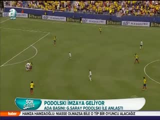 Podolski imzaya geliyor
