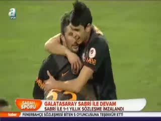 Galatasaray Sabri ile devam