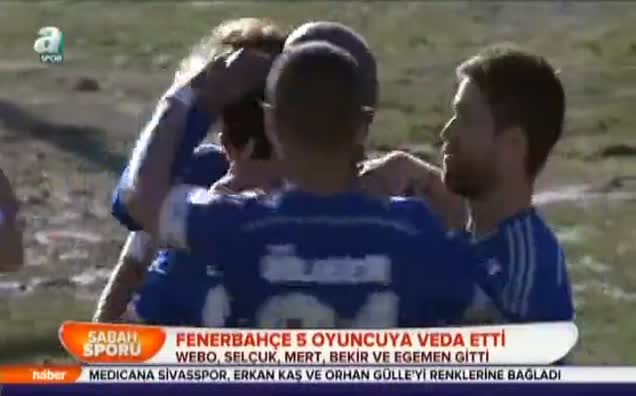 Fenerbahçe 5 oyuncuya veda etti