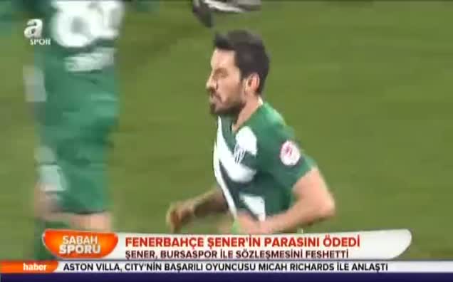 Fenerbahçe Şener'in parasını ödedi
