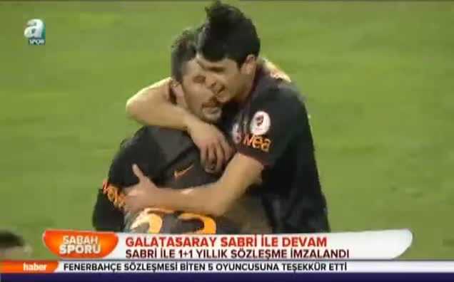 Galatasaray Sabri ile devam