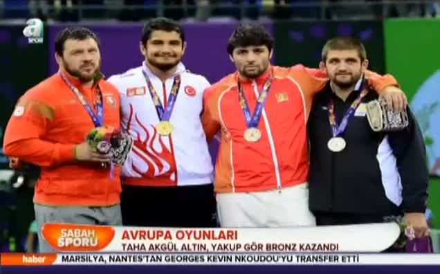 Taha Akgül'den altın madalya