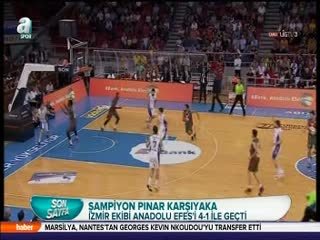 Şampiyon Pınar Karşıyaka!