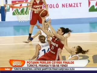 Potanın perileri çeyrek finalde