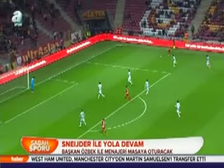 Sneijder ile yola devam