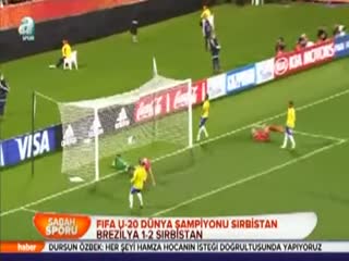 Brezilya 1-2 Sırbistan (özet)
