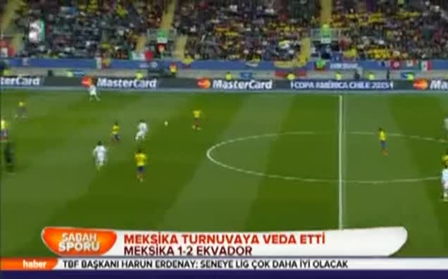 Meksika 1-2 Ekvador (özet)