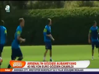 Arsenal'in gözdesi Aubameyang