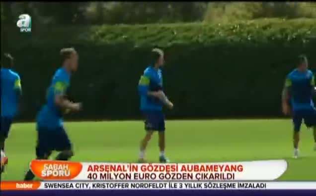 Arsenal'in gözdesi Aubameyang