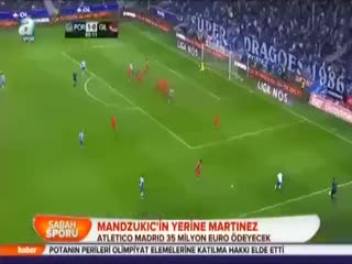 Mandzukic'in yerine Martinez